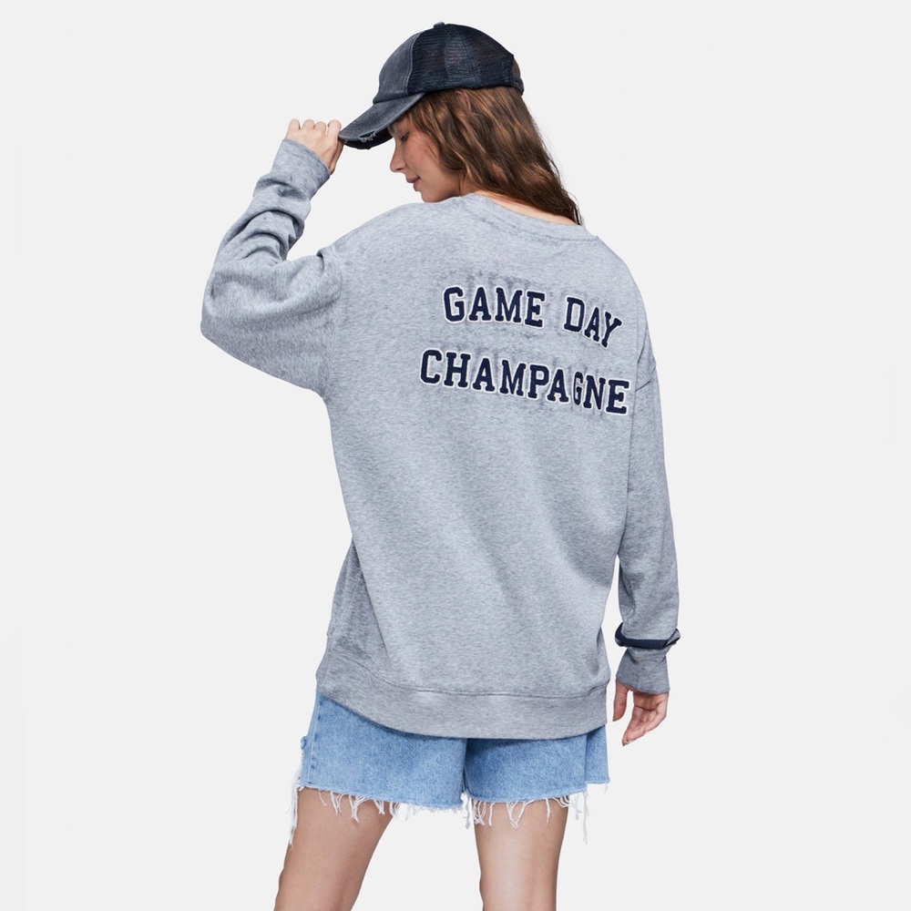 Wildfox Game Day Sweatshirt Size Large